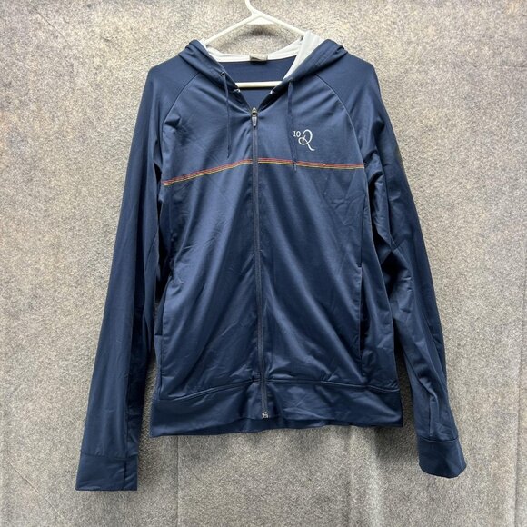 Nike Ronaldinho Track Jacket Men Medium Navy Full Zip Hoodie Soccer Vintage Y2K - Picture 1 of 11